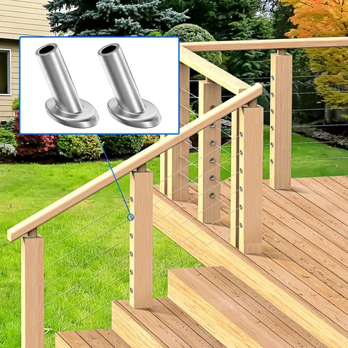 Vista 7 de BLIKA Paquete de 20 fundas protectoras biseladas en ángulo de 1/8", 25, 30 y 35 grados, protector angular para poste de 1/8" para barandilla