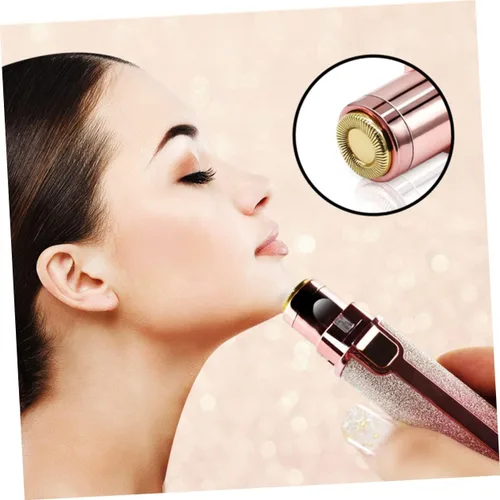Vista 9 de Depiladora de pelo recargable para mujer, afeitadora de cejas, depiladora, compacta, portátil