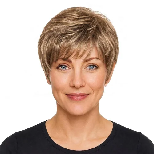 Vista 6 de Raquel Welch Winner Pixie Wig SS8/25 - Peluca transpirable y cómoda con memoria, peluca lista para usar todos los días, aspecto natural, fibras