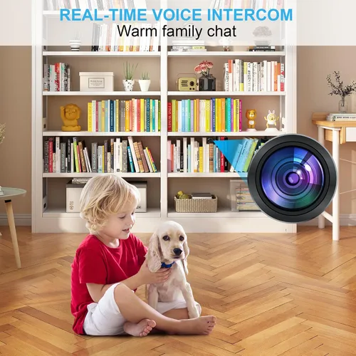 Vista 3 de New Smallest Wireless WiFi Camera,HD1080P Mini Camera,Smart Home Security Camera,Portable Smart Home Baby Monitor Cam with Night Vision,Motion