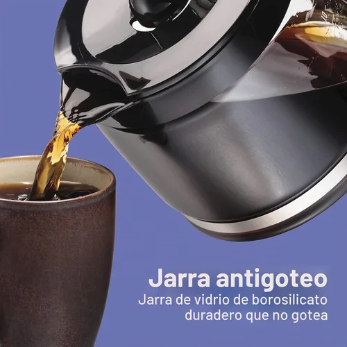 Vista 3 de Hamilton Beach Cafetera de goteo programable compacta de 12 tazas