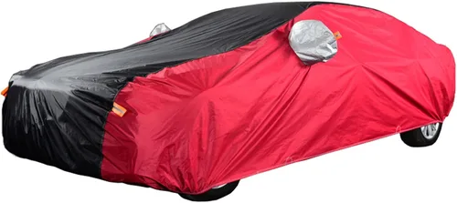 Vista 11 de Funda para automóvil compatible con Nissan March, cubierta completa para automóvil, transpirable y a prueba de polvo, resistente al viento, forro