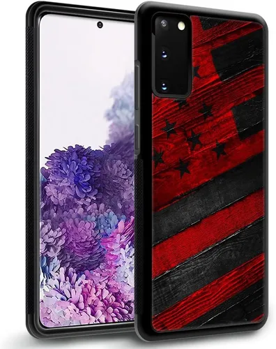 Vista 22 de DJSOK Funda compatible con Samsung Galaxy Note 20, diseño con patrón de parachoques trasero, esquinas reforzadas antiarañazos, caver de TPU suave