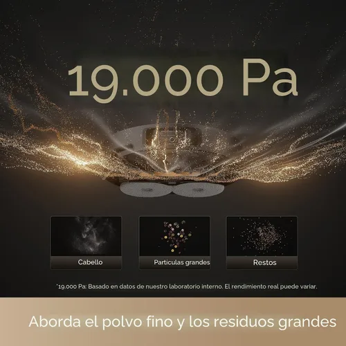 Vista 2 de DREAME L40s Ultra Robot Aspiradora y Fregona, Auto-Vaciado, Auto-Limpieza de la Fregona, Succión de 1,900 Pa, DuoBrush 100% Anti-enredos, Fregonas