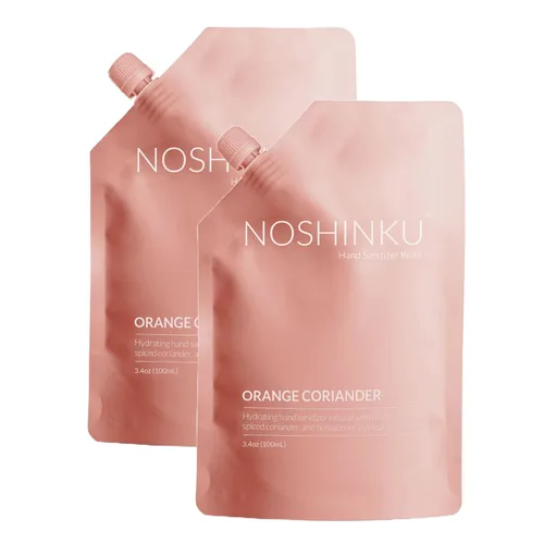 Vista 8 de Noshinku Recambio de desinfectante de manos en aerosol para bolsillo, desinfectante de manos hidratante natural con 70% de alcohol derivado de caña