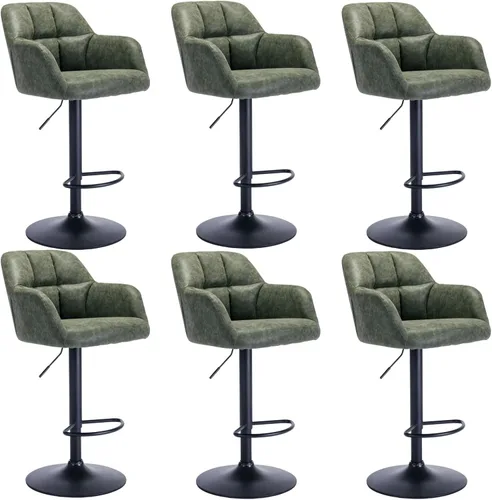 Vista 34 de ROCITY Juego de 2 taburetes de bar de terciopelo con respaldo, silla de bar beige para isla de cocina, taburetes de bar modernos con patas de metal