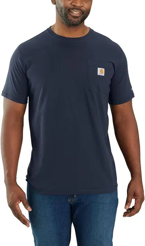 Vista 18 de Carhartt Force - Camiseta de manga corta, con bolsillo, de ajuste holgado y peso medio para hombre Malt