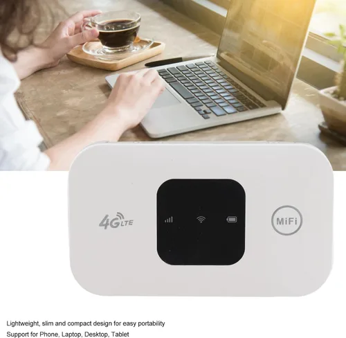 Vista 3 de Router WiFi móvil 4G LTE desbloqueado con ranura para tarjeta SIM para viajes globales (no para las Américas excepto) Dispositivo portátil