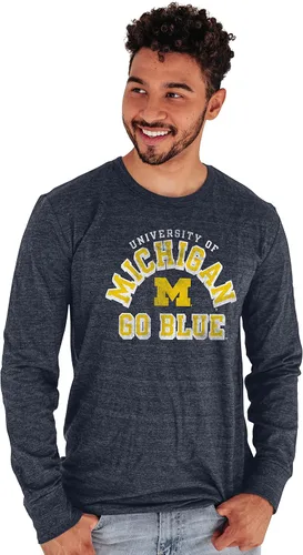 Vista 7 de Blue 84 NCAA - Camiseta de manga larga para hombre Tri-Blend
