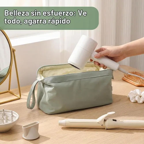 Vista 12 de Bolsa de viaje para herramientas para el cabello, compatible con Dyson Shark Flexstyle portátil, funda para secador de pelo, alisadores, rizadores
