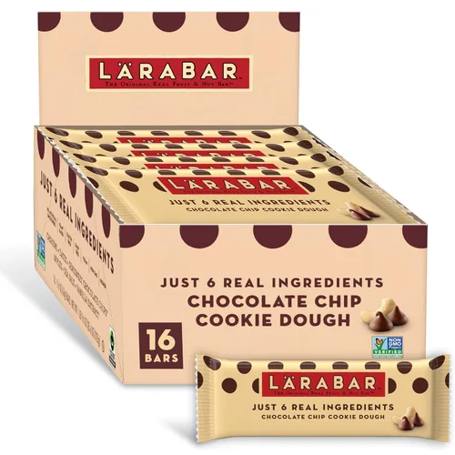 Vista 9 de Larabar Barras de masa de galletas con chispas de chocolate, veganas, sin gluten, 6 barras