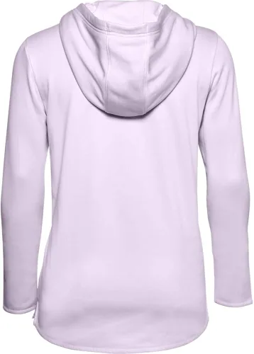 Vista 2 de Under Armour - Sudadera para mujer con logotipo grande, con capucha de felpillaShine