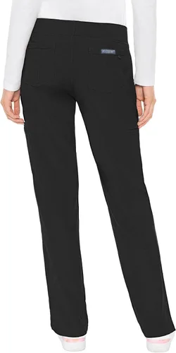 Vista 2 de Med Couture Pantalón de yoga con 2 bolsillos tipo cargo para mujer Energy Collection