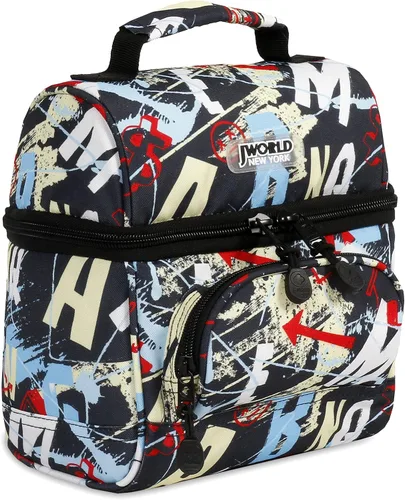 Vista 33 de J World Corey Bolsa de Almuerzo para Niños. Lonchera con Aislamiento para Niños y Niñas, Diente de León