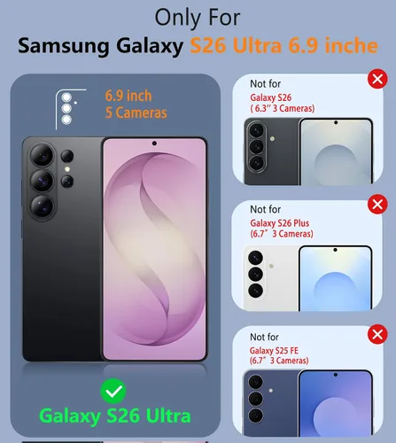 Vista 10 de FNTCASE Funda para iPhone 17 Pro: Fundas delgadas translúcidas de color azul claro compatibles con MagSafe, protección completa de la cámara