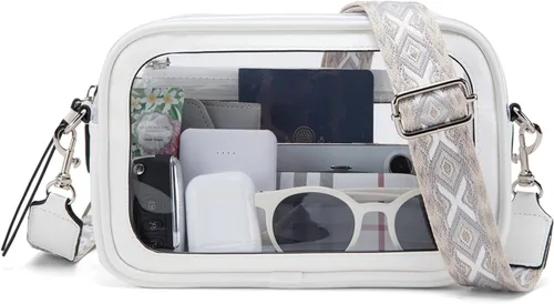 Vista 11 de Wuflyover Clear Purse for Women, Clear Bag for Stadium Events.