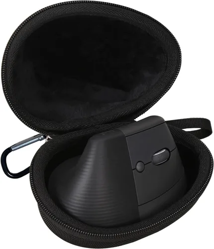 Vista 2 de Funda para mouse Logitech Lift Vertical Ergonómico, Caja de transporte de viaje para Logi Wireless Bluetooth Inalámbrico Ratón vertical inalámbrico