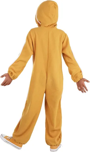 Vista 2 de Linjianvhai Disfraz de hombre de jengibre para niños, mameluco de pan de jengibre para niños, traje de Navidad para niños y niñas, disfraz