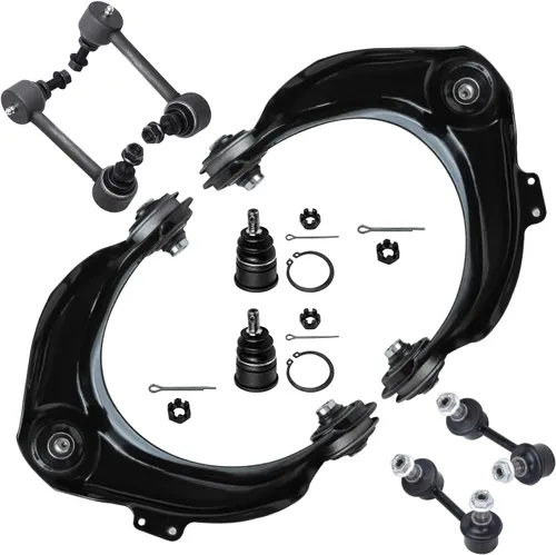 Vista 289 de Detroit Axle - Kit de brazos de control de extremo de 8 piezas para Toyota 2001-2003 Highlander 2002-2003 Camry Lexus ES300, 2 conjuntos de brazos