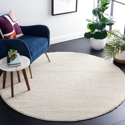 Vista 69 de SAFAVIEH Natura Collection - Alfombra decorativa, 2 x 3 pies, color beige, mezcla de lana hecha a mano, diseño texturizado, ideal para pasillo