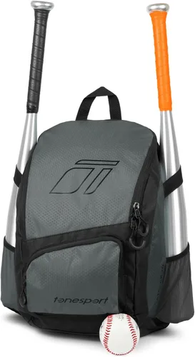 Vista 10 de Tonesport, Bolsa de Béisbol - Mochila para Béisbol, Sóftbol, T-Ball - Bolsa de Bate para Adultos y Jóvenes