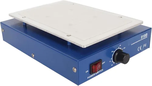 Vista 8 de Estación de soldadura de precalentamiento eléctrico de 450 W con microcomputadora LED de aleación de aluminio con almohadilla de silicona