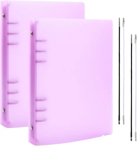 Vista 10 de BAOFALI 10PCS A5 Size Dividers for 6 Ring Binder,with Reinforced Edge and 10 Tabs,Paper Index Divider Category Page Tab Indexing Cards Die and Stamp