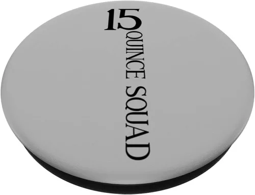 Vista 2 de Quince Squad Quinceañera 15th Birthday Quinceañera PopSockets intercambiables PopGrip para niñas