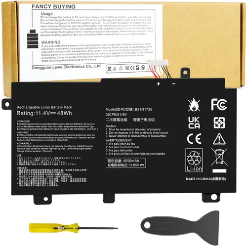 Vista 15 de Fancy Buying 01AV445 01AV448 L17L3P51 Batería para Lenovo ThinkPad E480 E490 E485 E495 E580 E585 E590 E595 E14 E15 Series SB10K97606 SB10K97608