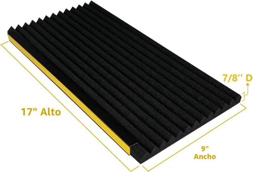 Vista 2 de LBG Products Paneles de aislamiento de espuma para aire acondicionado de ventana, kit de panel aislante lateral de CA, paquete de 2, negro, 17