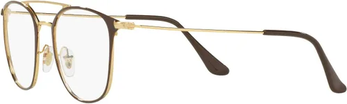 Vista 2 de Ray-Ban RX6377 - 2905 - Marco de lentes doradomarrón brillante con lente DEMO 1.969in, Doradomarrón brillante.