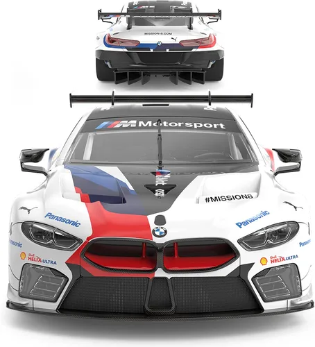 Vista 7 de RASTAR Construye tu propio kit de coche RC BMW M8 GTE con calcomanías