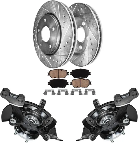 Vista 38 de Detroit Axle - Kit de freno delantero para Ford 2000-2005 Excursion 1999-2004 F-250 F-350 Super Duty Pinza de freno de disco con soporte Pastillas