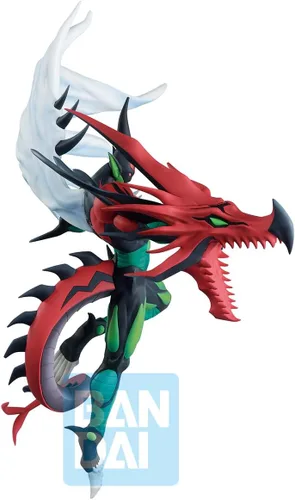 Vista 4 de Ichibansho Figure - Yu-Gi-Oh GX - Elemental Hero Flame Wingman (despierta tus recuerdos), estatua coleccionable de Bandai Spirits