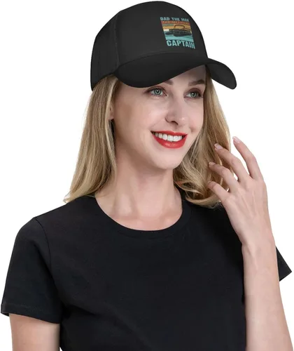 Vista 7 de LIFANGMI Dad The Man The Myth The Pontoon Captain Baseball Cap for Men Women Breathable Baseball Caps Casual Outdoor Hat Adjustable Trucker Hats Dad