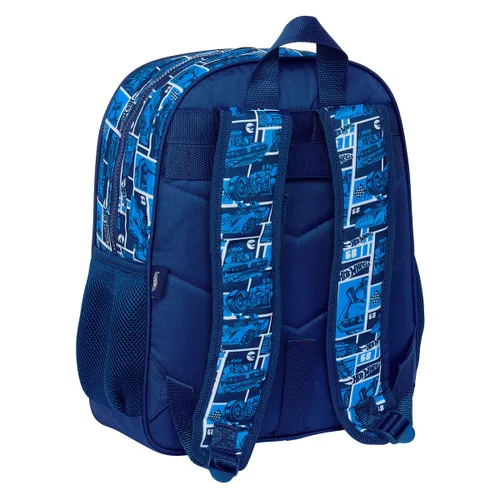 Vista 3 de Mochila Escolar Hot Wheels Sonny Azul marino 32 x 38 x 12 cm