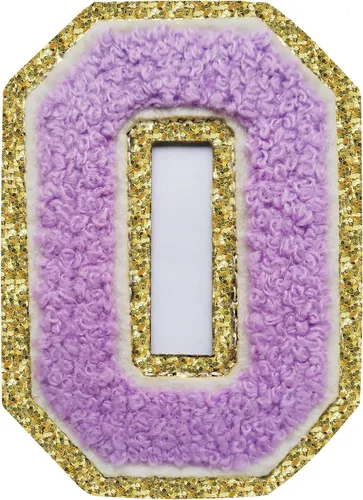 Vista 70 de 3Pcs Letter Patches Varsity Glitters Chenille,SPRT Iron on Blue Letter Patch,Alphabet Cloth Patch for Team Costume Decoration 3.1in Height S