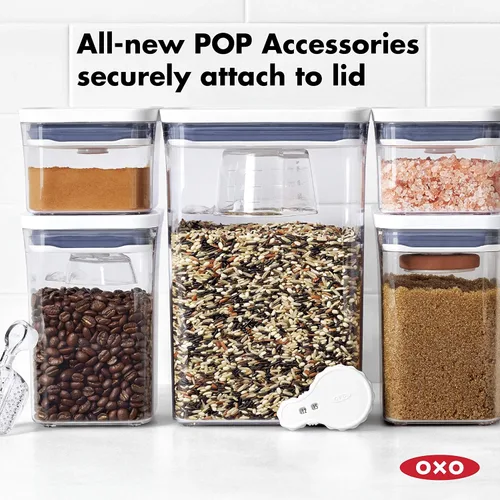 Vista 9 de OXO Good Grips POP Contenedor - Rectángulo Delgado Mini 0.4 Qt