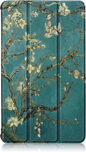 Vista 3 de Galaxy Tab A7 Lite 8.7 pulgadas SM-T225/T220 Trifold Case 2021 Modelo 2021 Ultra Delgada Funda Folio Ligero con Soporte Multi-Ángulo Delgado Cuero