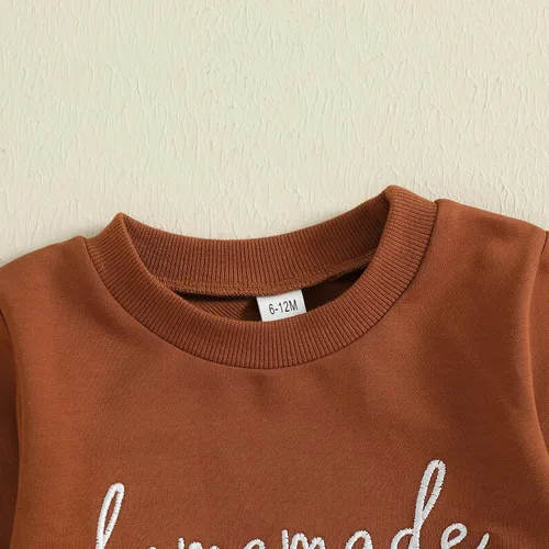Vista 158 de Disfraz de Halloween para bebé, sudadera de calabaza con cuello redondo, suéter de manga larga, ropa de otoño