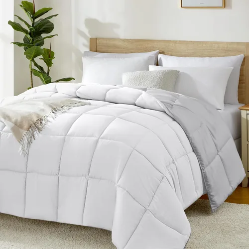 Vista 11 de Homelike Moment Edredón tamaño king - Inserto de edredón beige, alternativa al plumón, edredón ligero para cama king, ropa de cama ligera