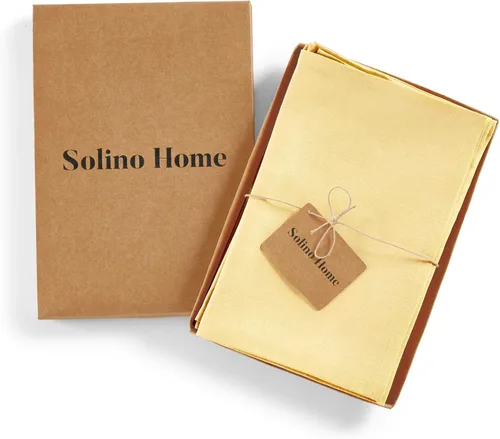 Vista 34 de Solino Home Juego de 4 manteles individuales blancos de 100 % lino puro de 14 x 14 pulgadas para invierno, San Valentín, primavera, Pascua, Fete