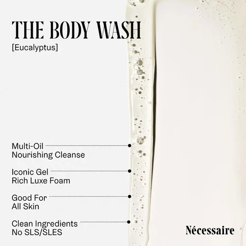 Vista 2 de Nécessaire Body Essentials - Set de regalo para el cuidado de la piel para mujeres y hombres - Gel de baño corporal de tamaño viaje, loción corporal