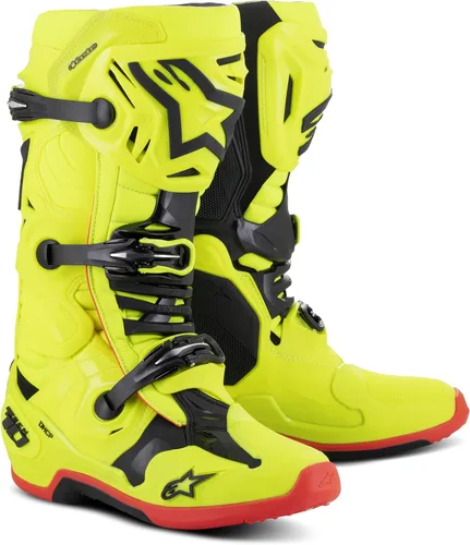 Vista 16 de Alpinestars Tech 10 Botas de motocross (Ultravioleta/Negro, 11)