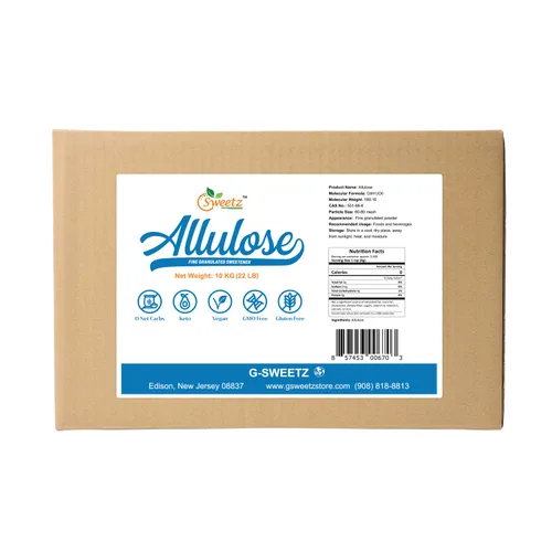 Vista 8 de Edulcorante multiusos de alulosa; porciones totales 1250; edulcorante cero calorías, sustituto sin azúcar para hornear, batidos, café; alimentos