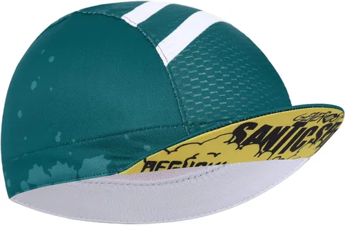 Vista 2 de Santic Gorra de ciclismo para hombre, transpirable, transpirable, absorbente de sudor