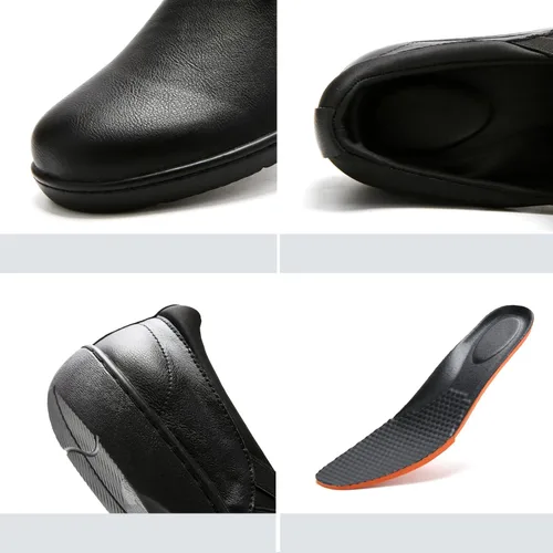 Vista 6 de UZB Mocasines ortopédicos para mujer, zapatos cómodos y casuales de vestir con espuma viscoelástica
