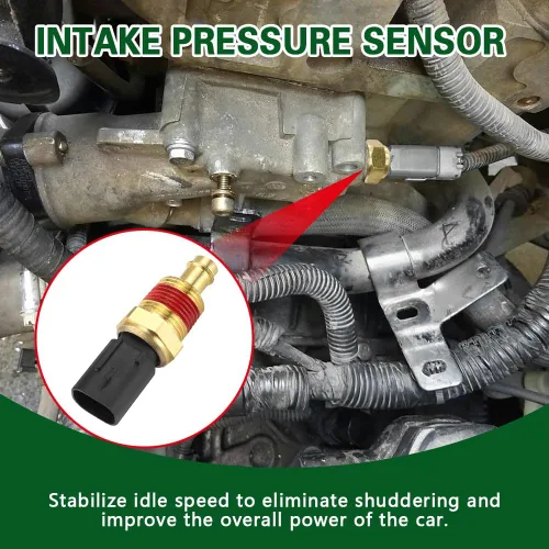 Vista 3 de Sensor de temperatura del refrigerante del motor, sensor de temperatura para automóvil, accesorios de detección de temperatura del agua del motor
