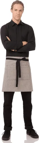Vista 2 de Chef Works Delantal unisex Portland Half Bistro