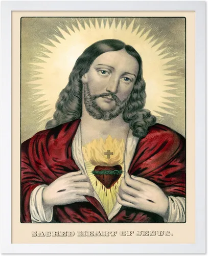 Vista 69 de Poster Master Póster de retrato vintage, impresión cristiana retro, regalo para religiosos, amigos, cara de Jesucristo, sudario de Turín, Biblia
